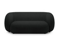 Canapea modulara 2 locuri, Kate, Micadoni, 183x99x76 cm, tesatura boucle, negru