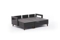 Coltar extensibil pe stanga Comfort, Balcab Home, 205x80x80 cm, lemn, antracit