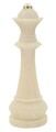 Statueta / figurina decorativa Queen Quarzy, Mauro Ferretti, 12x12x36 cm, polirasina, alb/auriu