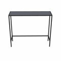 Bufet, Hanah Home, Lisa, 80x85x30 cm, Negru / Fume