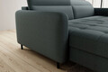 Coltar extensibil stanga 3 locuri ELTAP, LT-38MAN, Gomsi, 228x165x100 cm, lemn/poliester, verde