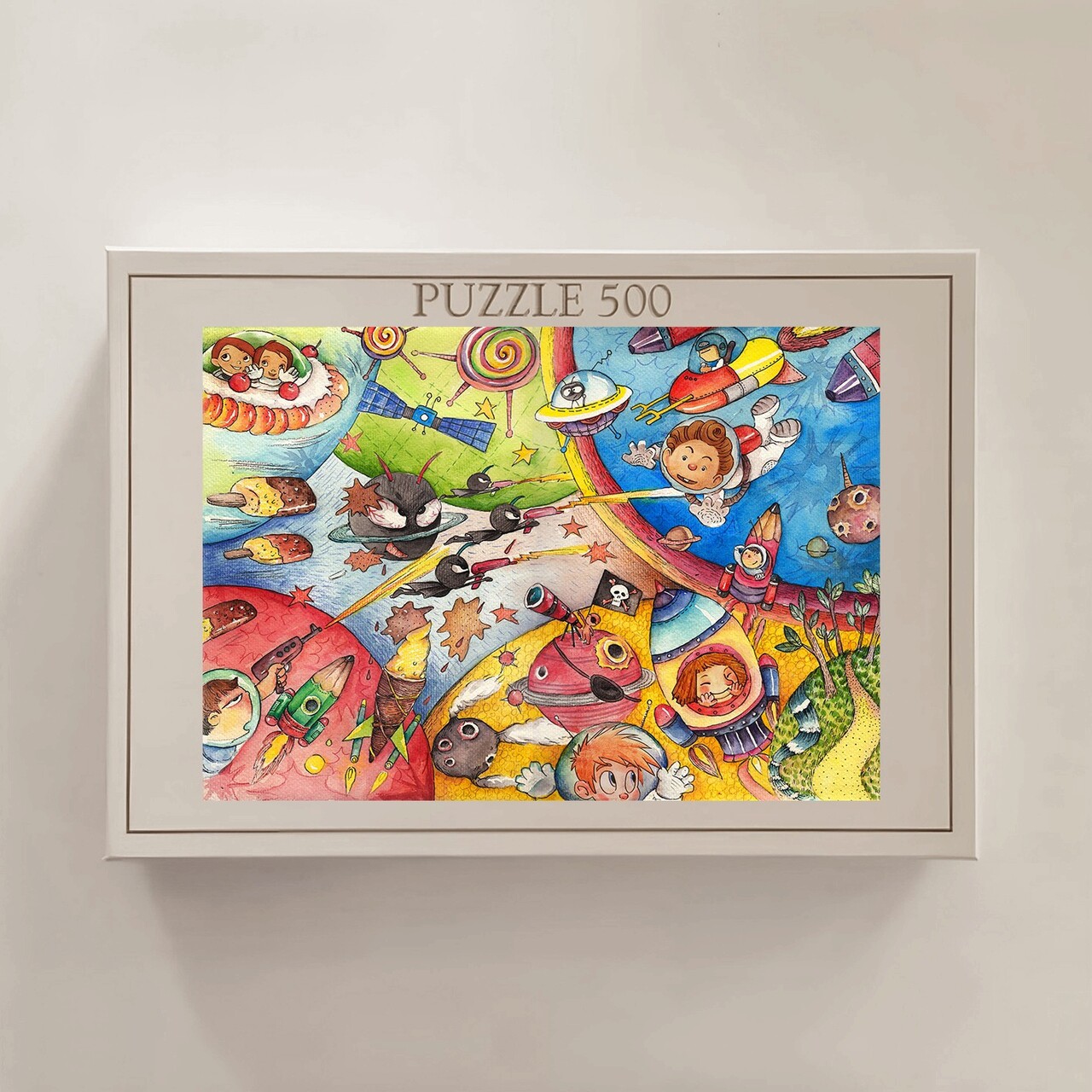 Puzzle, Wallxpert, PZL_0137_500, Multicolor - view 3