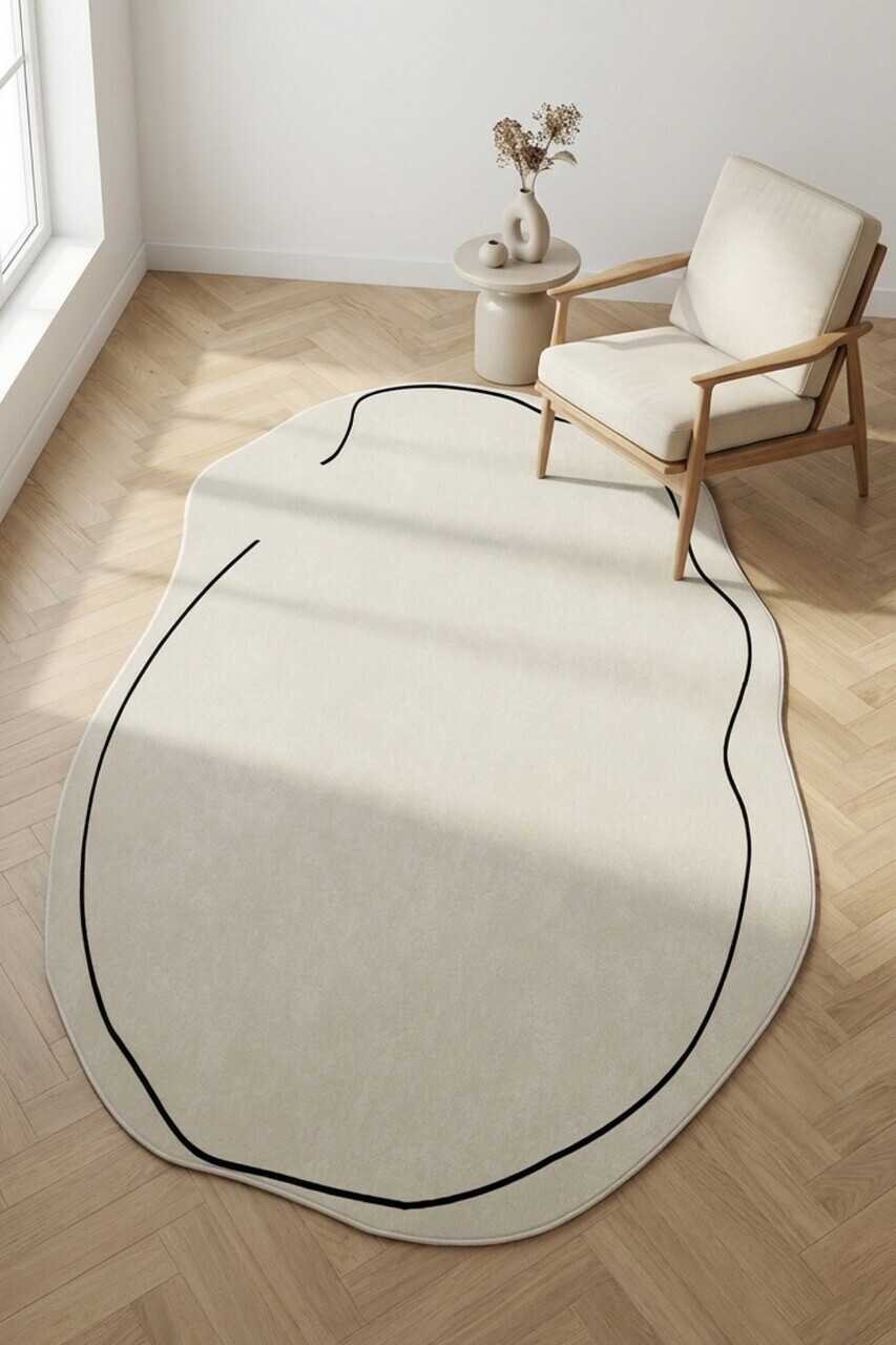 Covor, CLR-0000577-004, 120x250 cm, Poliester, Alb — imaginea 2