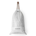 Set 40 saci de gunoi, Brabantia, PerfectFit, marimea L, 45 L, nailon, alb