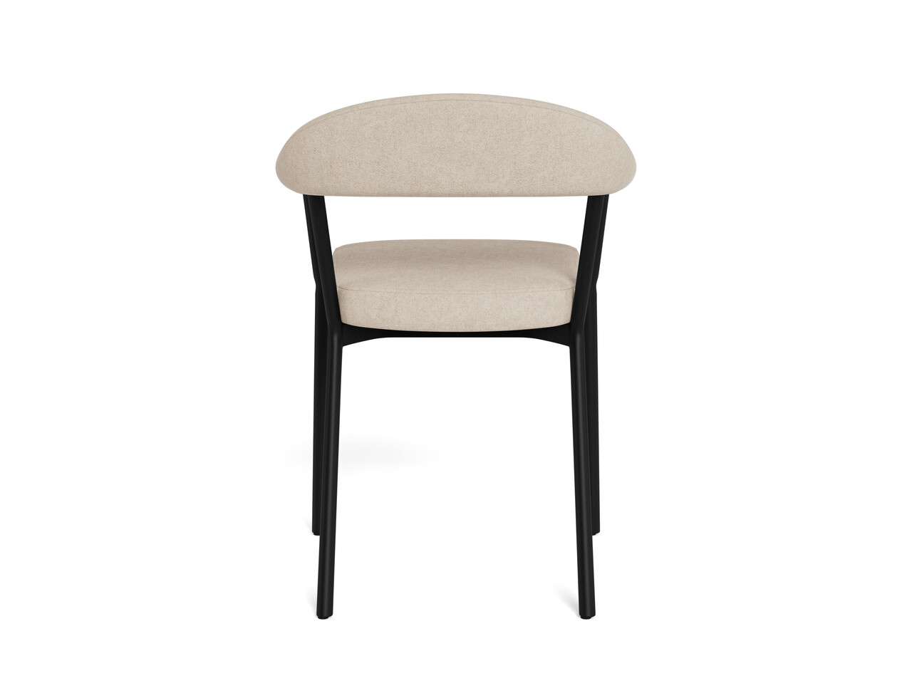 Scaun Vivi, Actona, 56x53x78 cm, poliester/otel, bej nisip - view 4