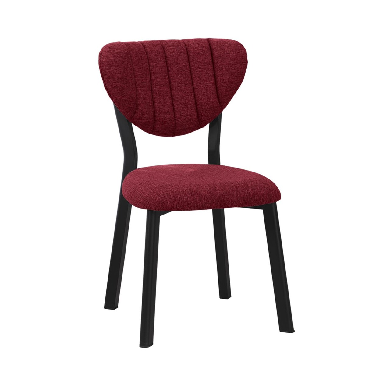 Scaun, Hanah Home, Elma, 47x85x45 cm, Bordo - view 4