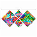 Set 4 tablouri decorative, 4MDF5466131, MDF, Imprimat UV, Multicolor