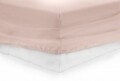 Cearceaf de pat cu elastic Pink Heinner, 160x200 cm, 100% bumbac, roz