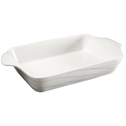 Vas de copt Rectangular Corina, Versa, 33.5x18.6x4.8 cm, portelan