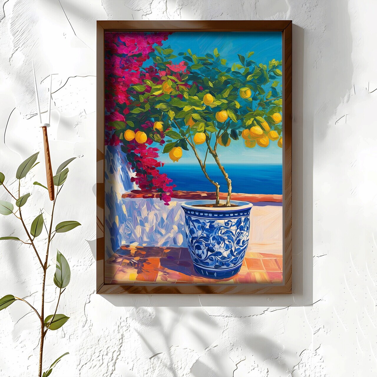 Tablou decorativ NAL114-46 MDF Lemn masiv Multicolor