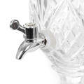 Dozator pentru bauturi Sinem, Homla, 3 L, sticla/plastic, transparent/negru