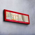 Oglinda decorativa, 40120MA-052, LEMN DE PIN, Cadru din lemn de pin (grosime: 27 mm), Multicolor