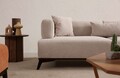 Canapea 3 locuri, Atelier del Sofa, 560ARE5213, Cadru: Lemn și PAL, Crem/Negru