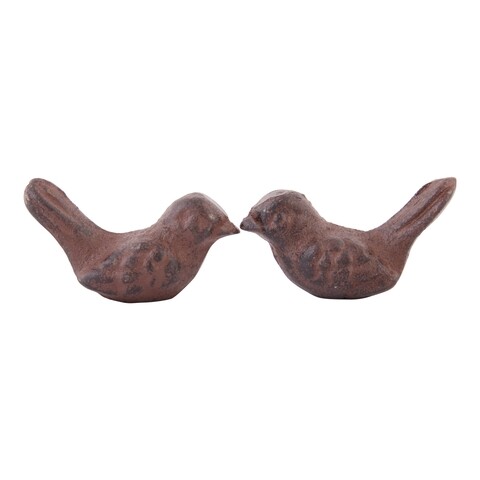 Set 2 decoratiuni pentru gradina, Esschert, Thank You, 2.4 x 5.6 x 3 cm, fier forjat/metal