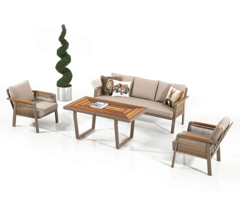 Set mobilier de gradina, Divona, Artemis Plus, Cappuccino ?Seturi