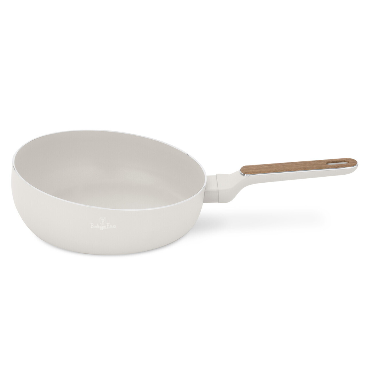 Tigaie flip Berlinger Haus, Sahara Nordic, 26 cm, aluminiu, crem mat/natur - imagine 4