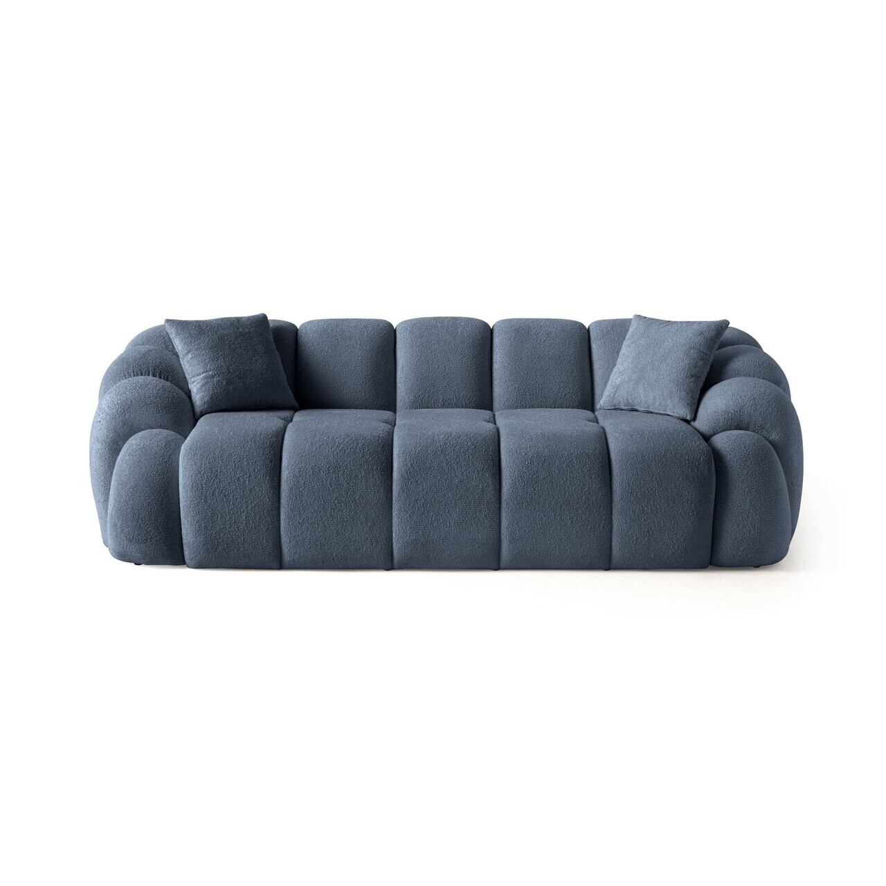 Canapea 3 locuri, Atelier del Sofa, 752EST1133, Lemn de carpen/PAL melaminat, Albastru navy - view 7