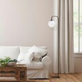 Lampadar, Fulgor, 942FLG1340, Metal, Negru / Crem