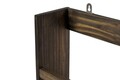 Raft de perete, Cerritos, Cm-067-A, 73x14x90 cm, Lemn, Negru