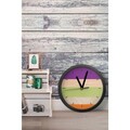 Ceas de perete, Artavessa3Dclock5, Dimensiuni: 36 x 36 x 1 cm, Multicolor