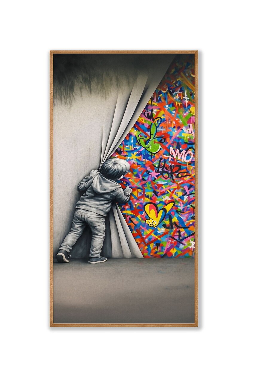 Tablou decorativ, Artbnkdky3-3370, MDF, Multicolor — imaginea 3