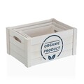 Set 3 cutii pentru depozitare Organic Product Light, Versa, 35 x 25 x 17 cm, lemn