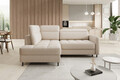Coltar extensibil stanga 3 locuri ELTAP, LT-18MAN, Barea, 208x160x100 cm, lemn/poliester, bej deschis