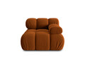 Modul dreapta pentru canapea, 1 loc, Bellis-51, Micadoni Home, 94x94x70 cm, catifea, teracota