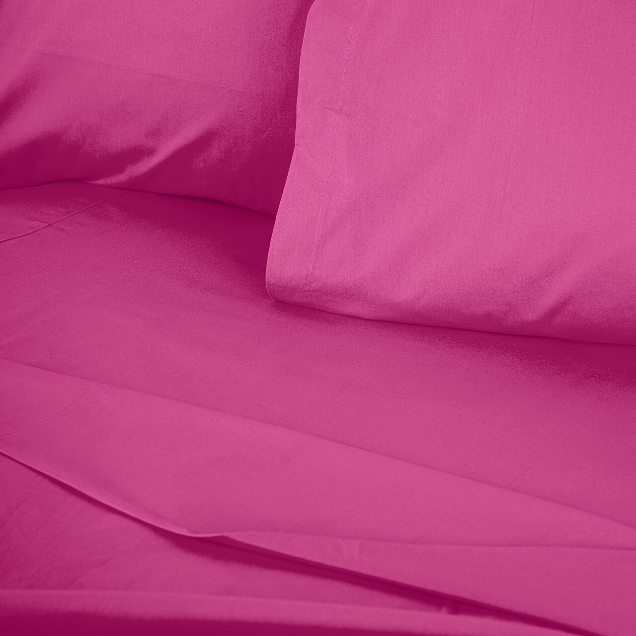 Cearceaf de pat cu elastic Ranforce Single Small (FR), L'essentiel Maison, Tonne Rosse, Roz prafuit - imagine 3