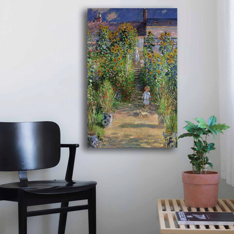 Tablou decorativ, 4570MONET019, Canvas , Lemn, Multicolor Claude
