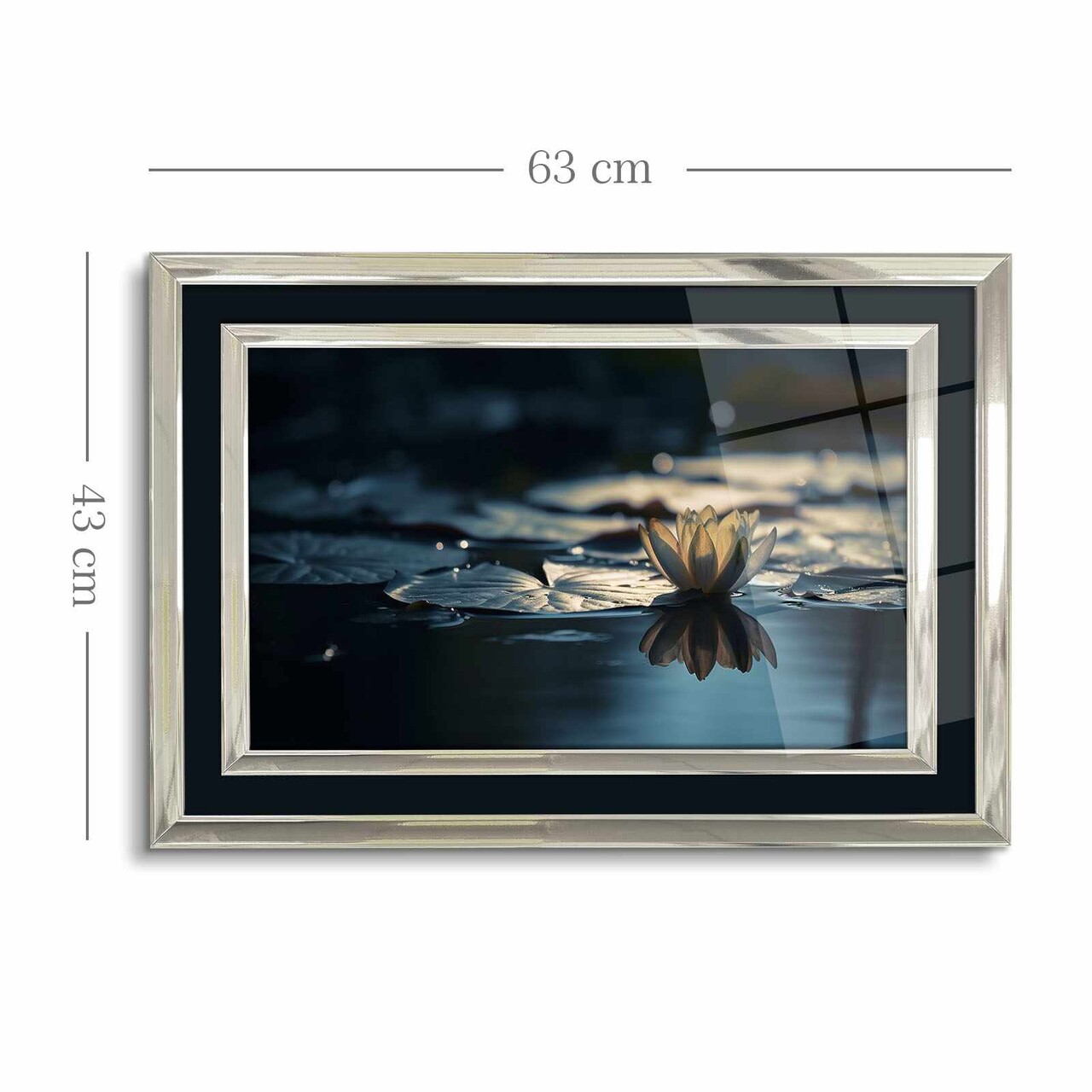 Tablou decorativ, 4363Kromgumusct, Cadru: 100% LEMN MASIV (Grosime: 2,5 cm), Multicolor - view 4