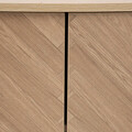 Comoda Swen, Homla, 80x40x88 cm, MDF/metal, natur