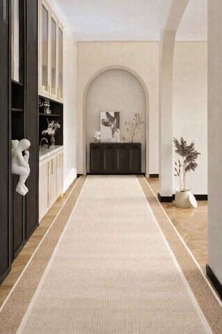 Covor, CLR-7324-BEJ-159, 80x190 cm, Poliester, Bej