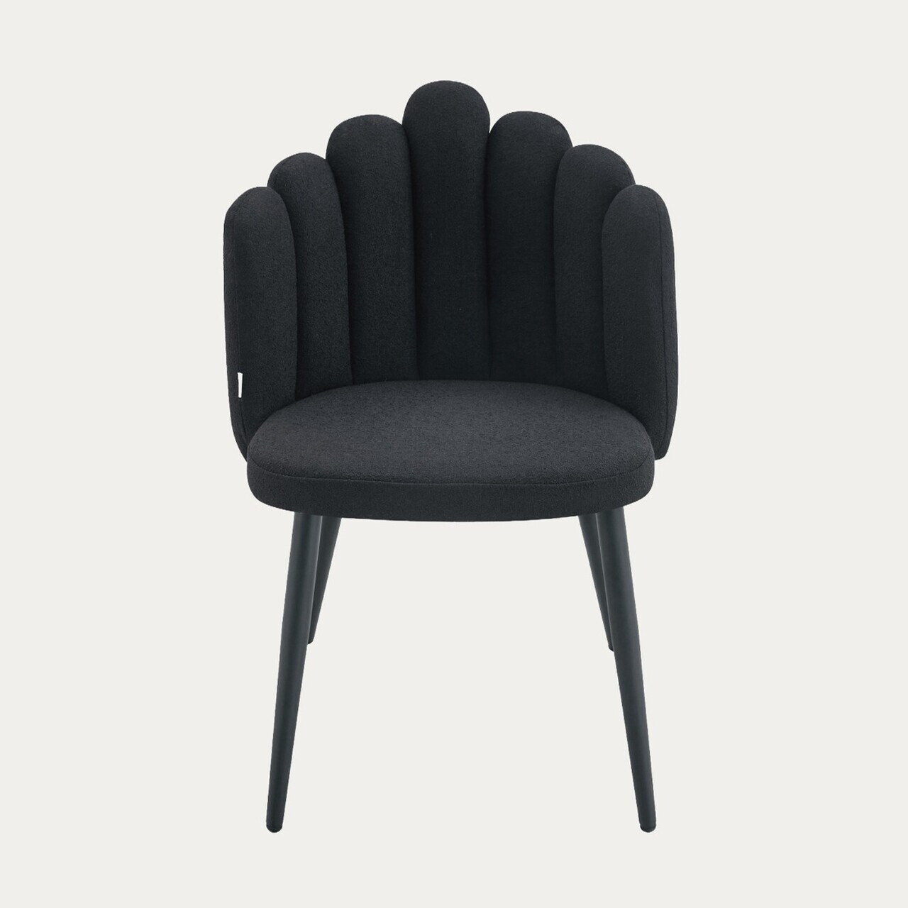 Scaun Aula Pro, Homla, 56x55x86 cm, metal/poliester, negru — imaginea 3