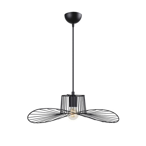 Candelabru, Squid Lighting, Fotr Pendant, 49 x 50 x 110 cm, fier, negru