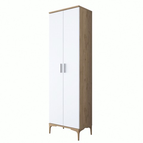 Cuier de perete, Rani, EA116 -2746, 60x198.6x37.5 cm, PAL, Nuc/Alb