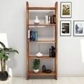 Biblioteca Zila, Puqa Design, 67x24x170 cm, maro