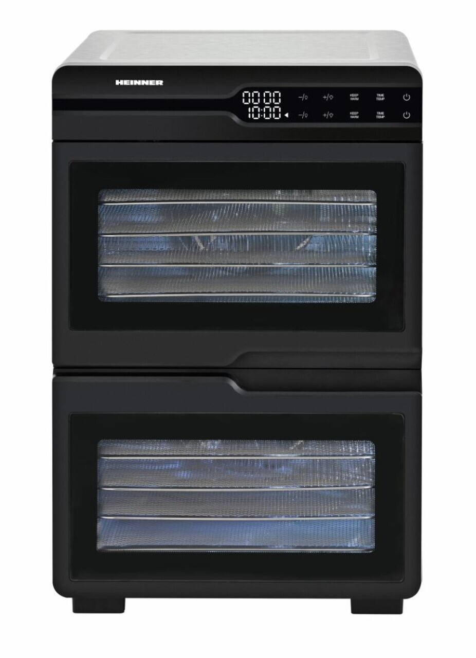 Deshidrator fructe si legume DualDry Pro, Heinner, 1000-1200W, argintiu/negru - view 5