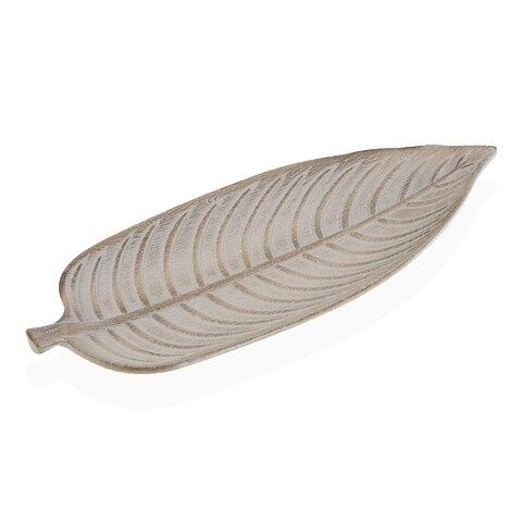 Tava pentru servire Leafy, Versa, 45.5 x 17.5 x 5 cm, lemn