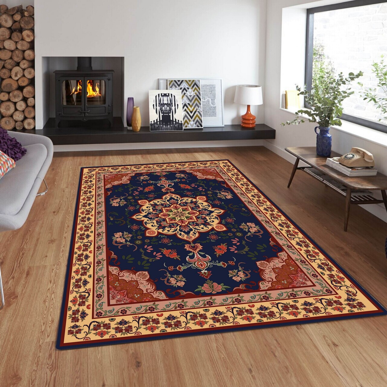 Covor Cg84 100x140 cm Poliester Multicolor