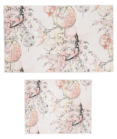 Set covoraș de baie (2 bucăți), elliott, 4209a, catifea, multicolor