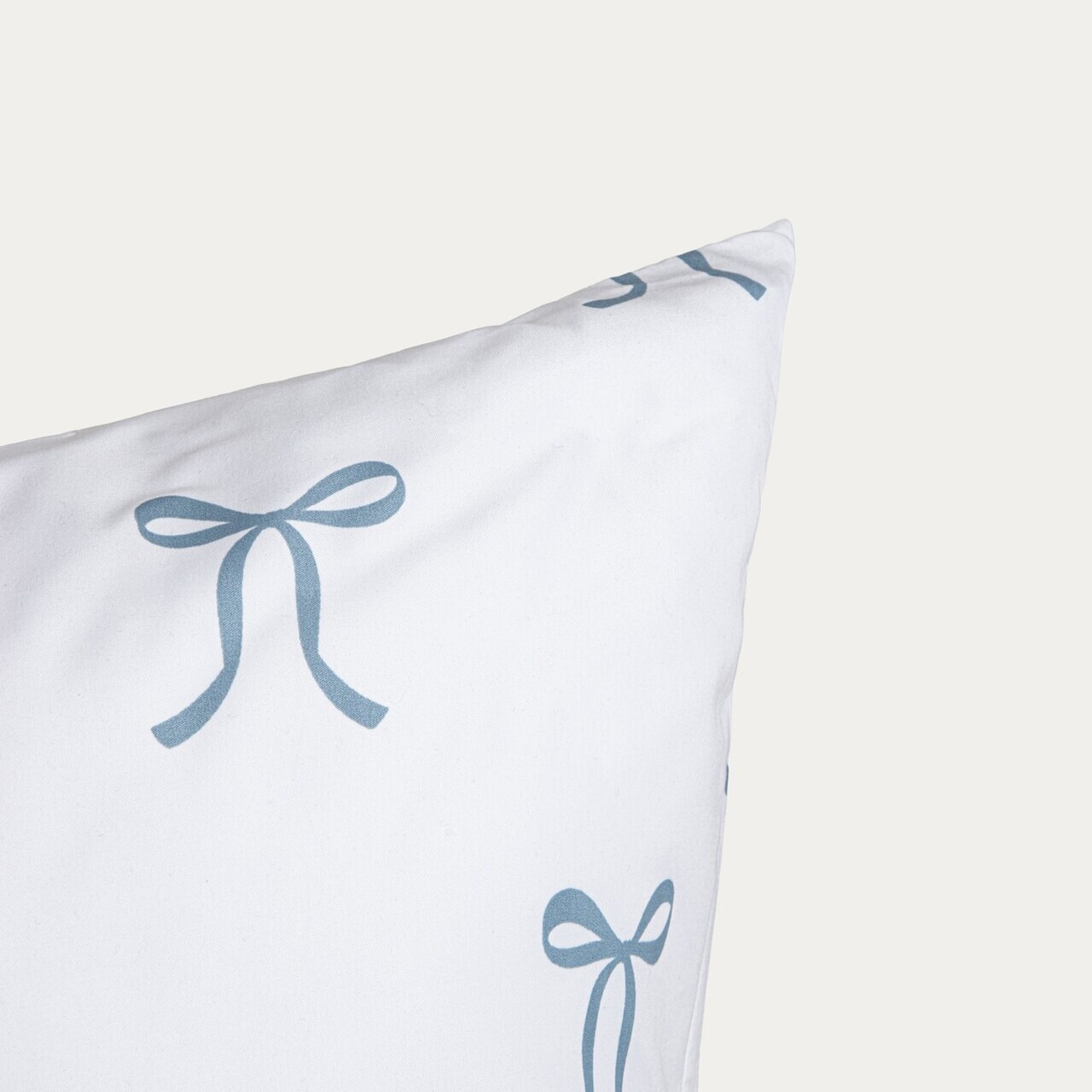 Lenjerie de pat King Size, EC Vivienne, Homla, 200x220 cm, 3 piese, microfibra din poliester, alb/albastru — imaginea 4