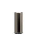 Suport role rezerva hartie igienica, Brabantia, Balance Platinum, 13.2x13.2x32.1 cm, otel, gri inchis