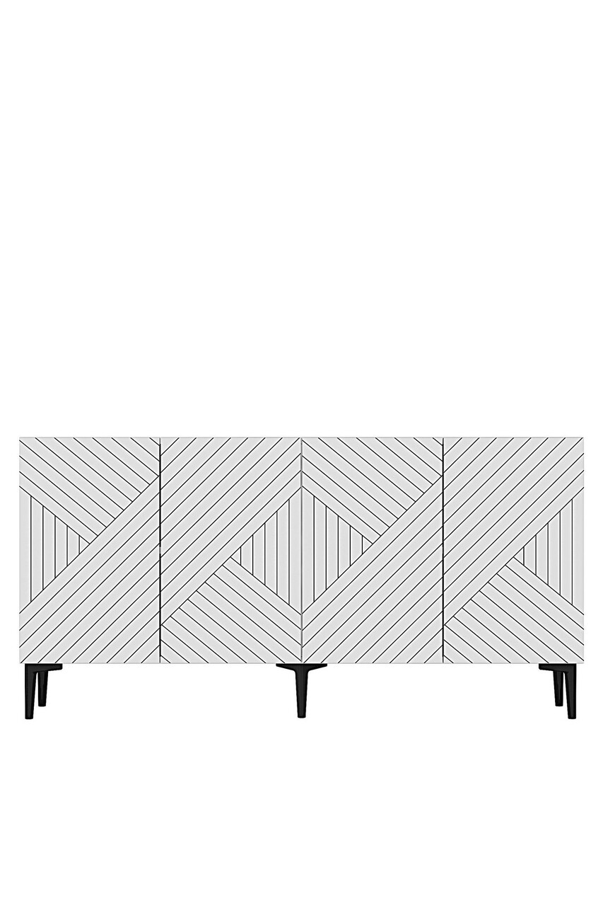 Consola, Hanah Home, Ferro 150, 150x75x32 cm, Alb - view 5