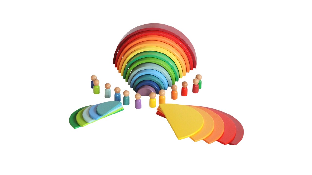 Jucarie pentru landou/carucior, Hanah Home, Waldorf, Multicolor - view 4