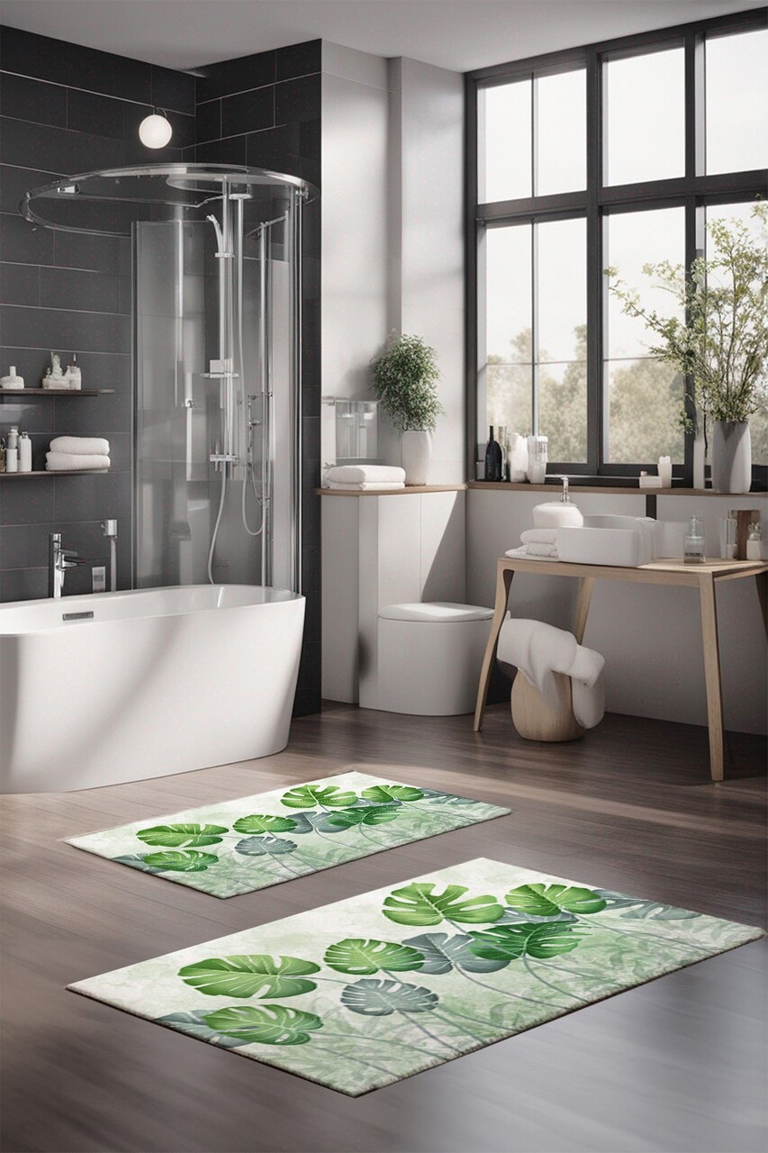 Set covorase de baie, Cartwright, CT-5310, Poliester, Multicolor