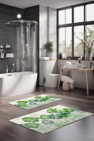 Set covorase de baie, Cartwright, CT-5310, Poliester, Multicolor