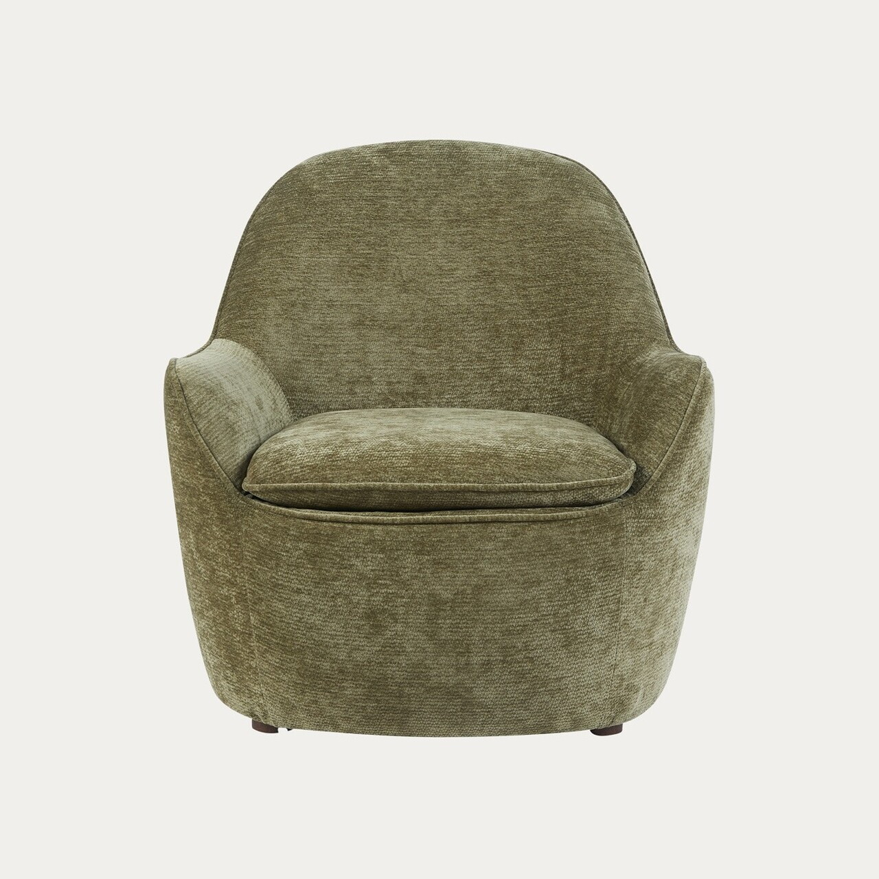 Fotoliu Sofiero, Homla, 74.5x72.5x75.5 cm, metal/poliester, verde olive — imaginea 2