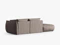 Canapea modulara 3 locuri cotiera stanga, Chris-259, Micadoni Home, 315x100x80 cm, tesatura structurata chenille, bej sand