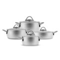 Set vase pentru gatit, Karaca, 216KRC1227, Inox , Grosime 0.8 mm, Multicolor